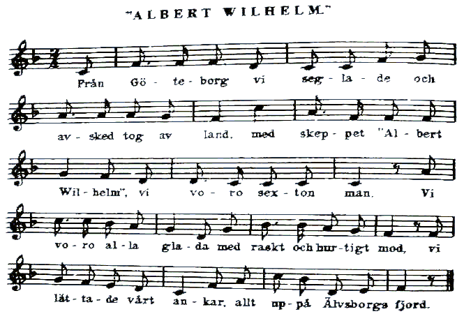 Albert Wilhelm noter